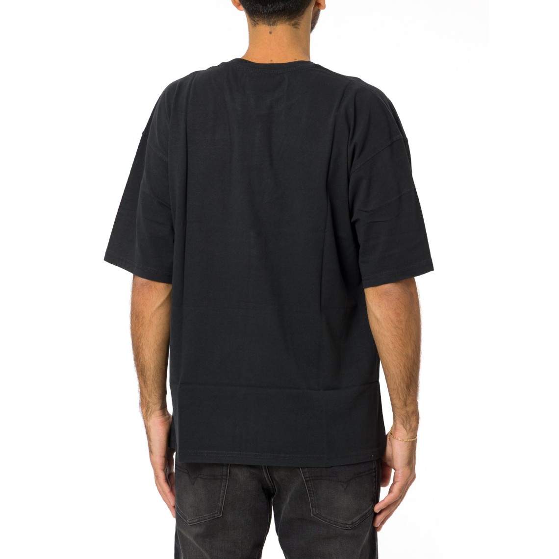 T-shirt con stampa distressed Diesel