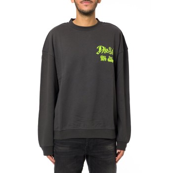 Felpa in cotone con grafiche Diesel