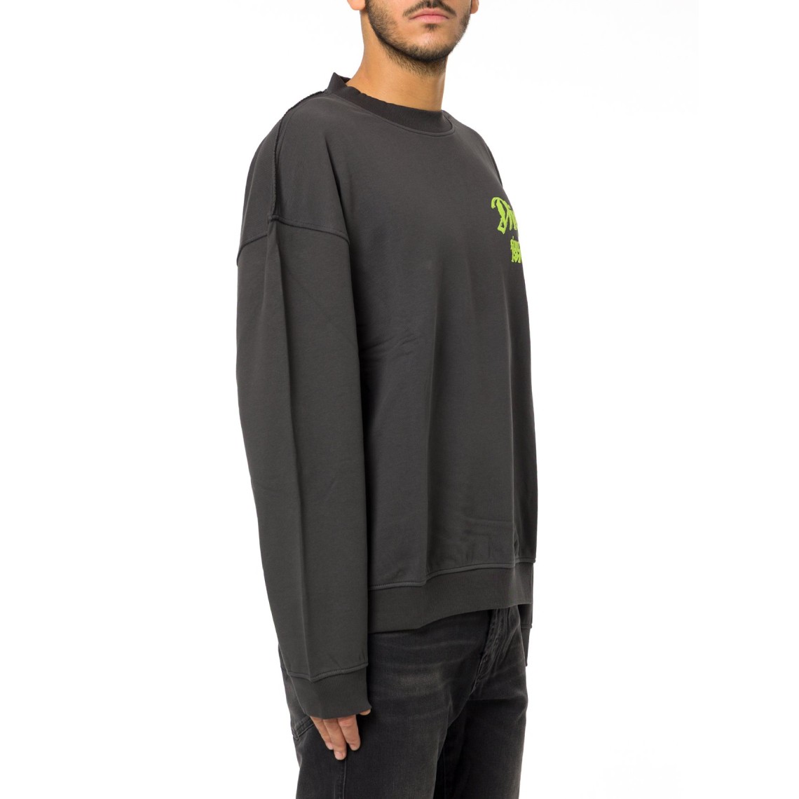 Felpa in cotone con grafiche Diesel