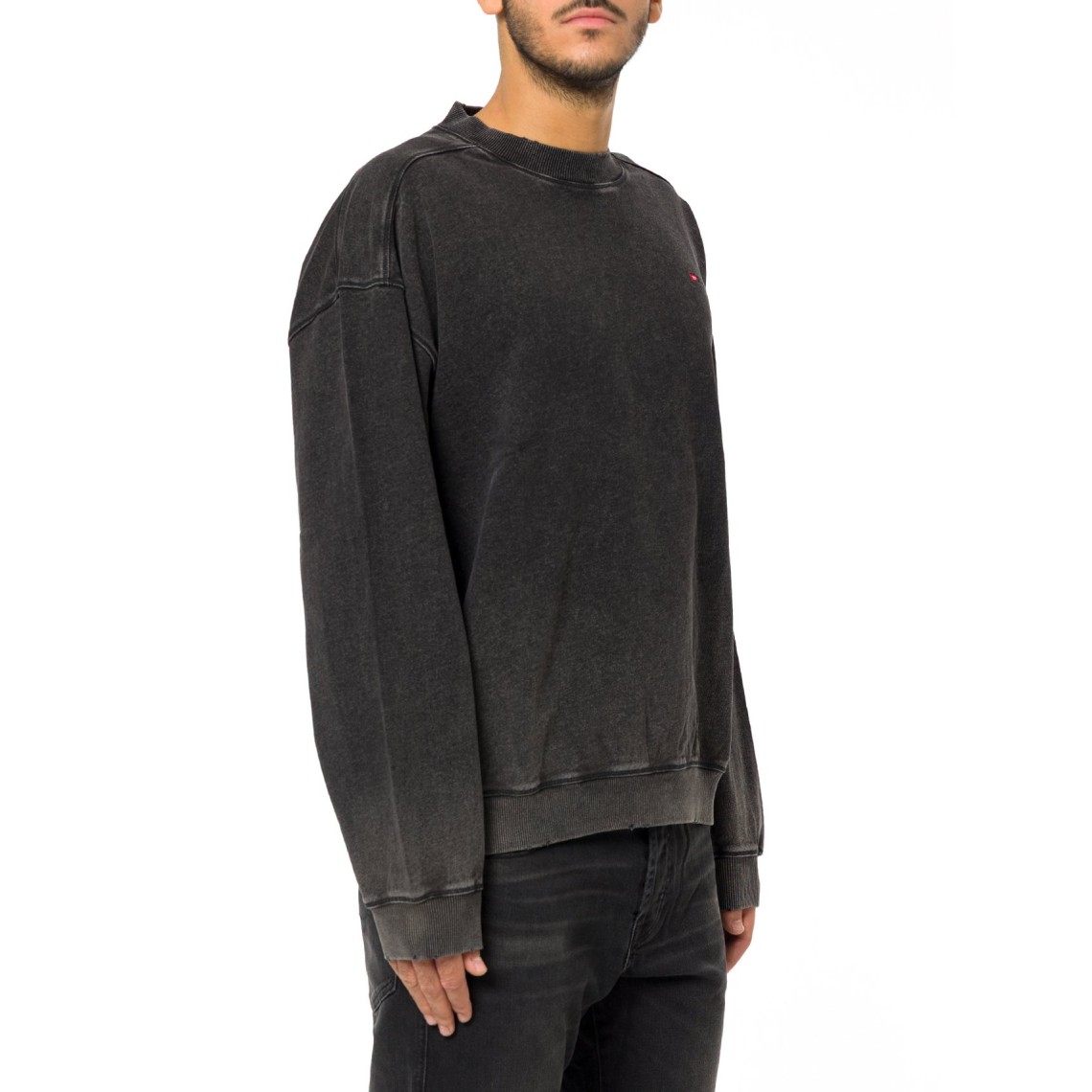 Felpa in cotone effetto faded Diesel