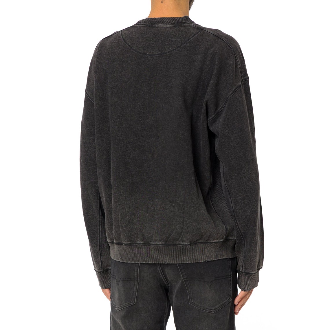 Felpa in cotone effetto faded Diesel