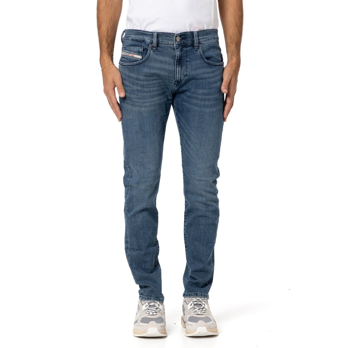 Jeans slim fit 2019 D-Strukt Diesel vita media
