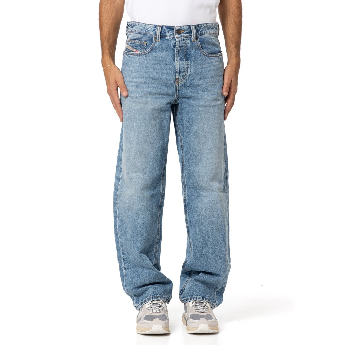 Jeans relaxed fit L.32 2001 D-Macro Diesel vita bassa