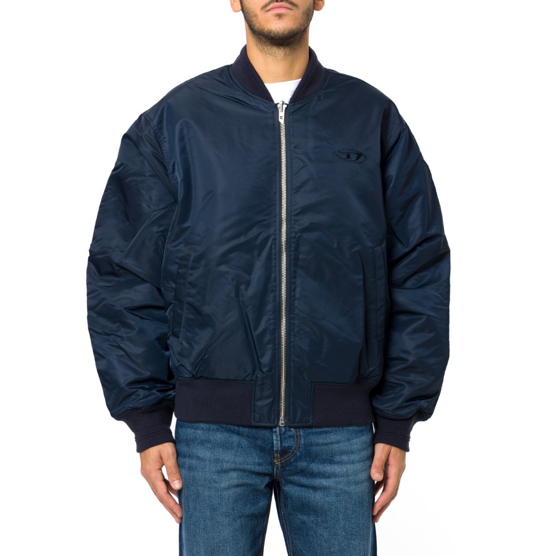 Bomber con ricamo Oval D Diesel