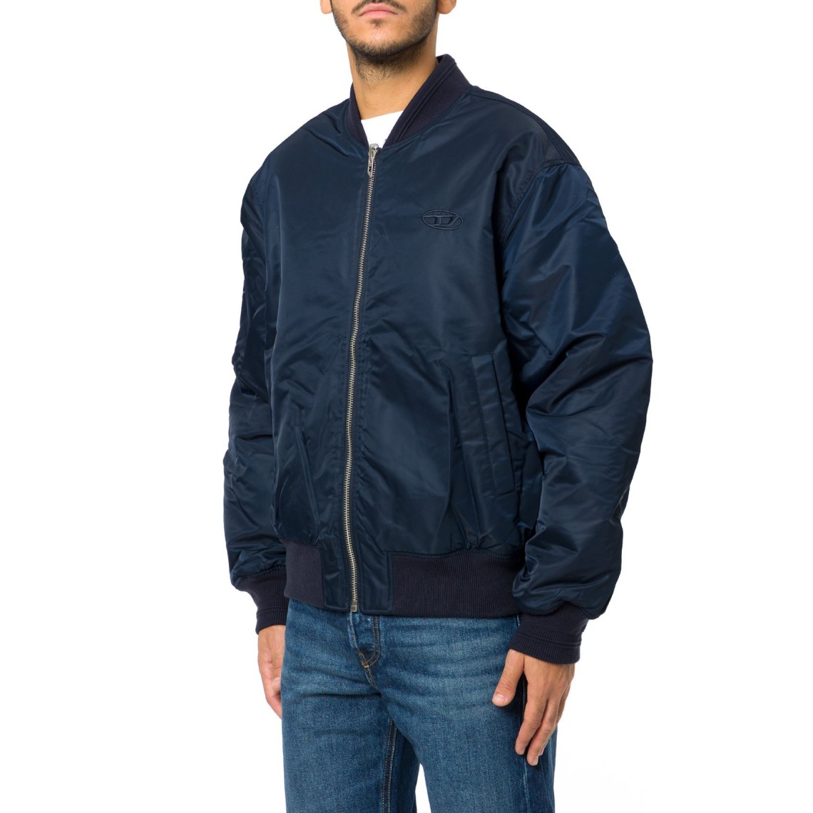 Bomber con ricamo Oval D Diesel