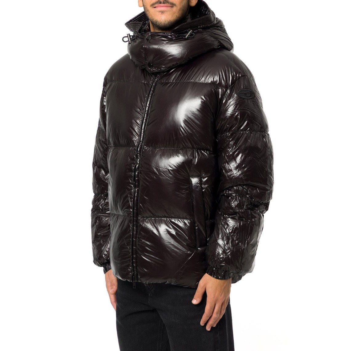 Piumino imbottito con cappuccio staccabile Diesel
