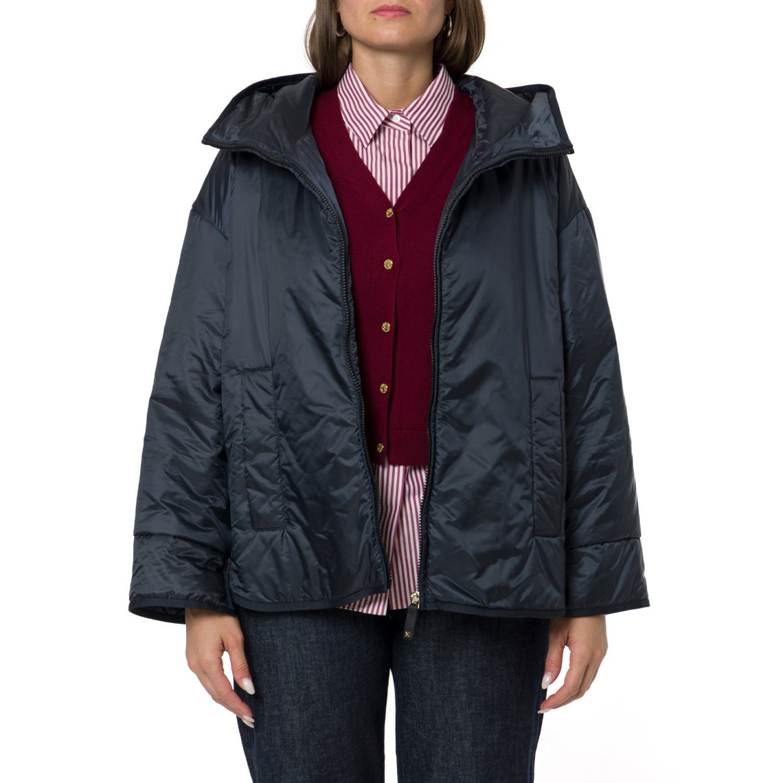 Giacca imbottita over in tela antigoccia Mtccleo Max Mara The Cube