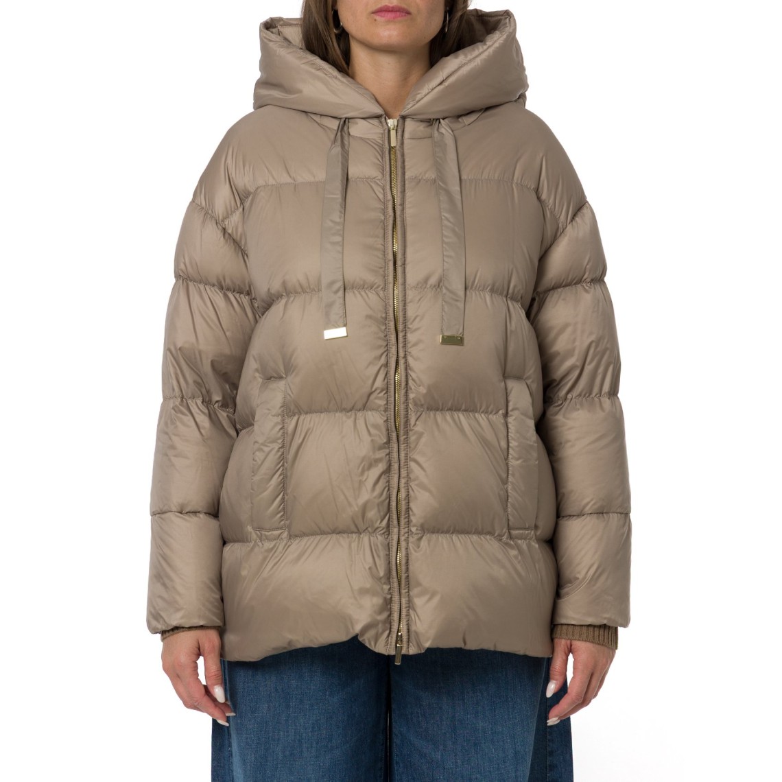 Imbottito corto ampio in tela antigoccia Mtcnerine Max Mara The Cube