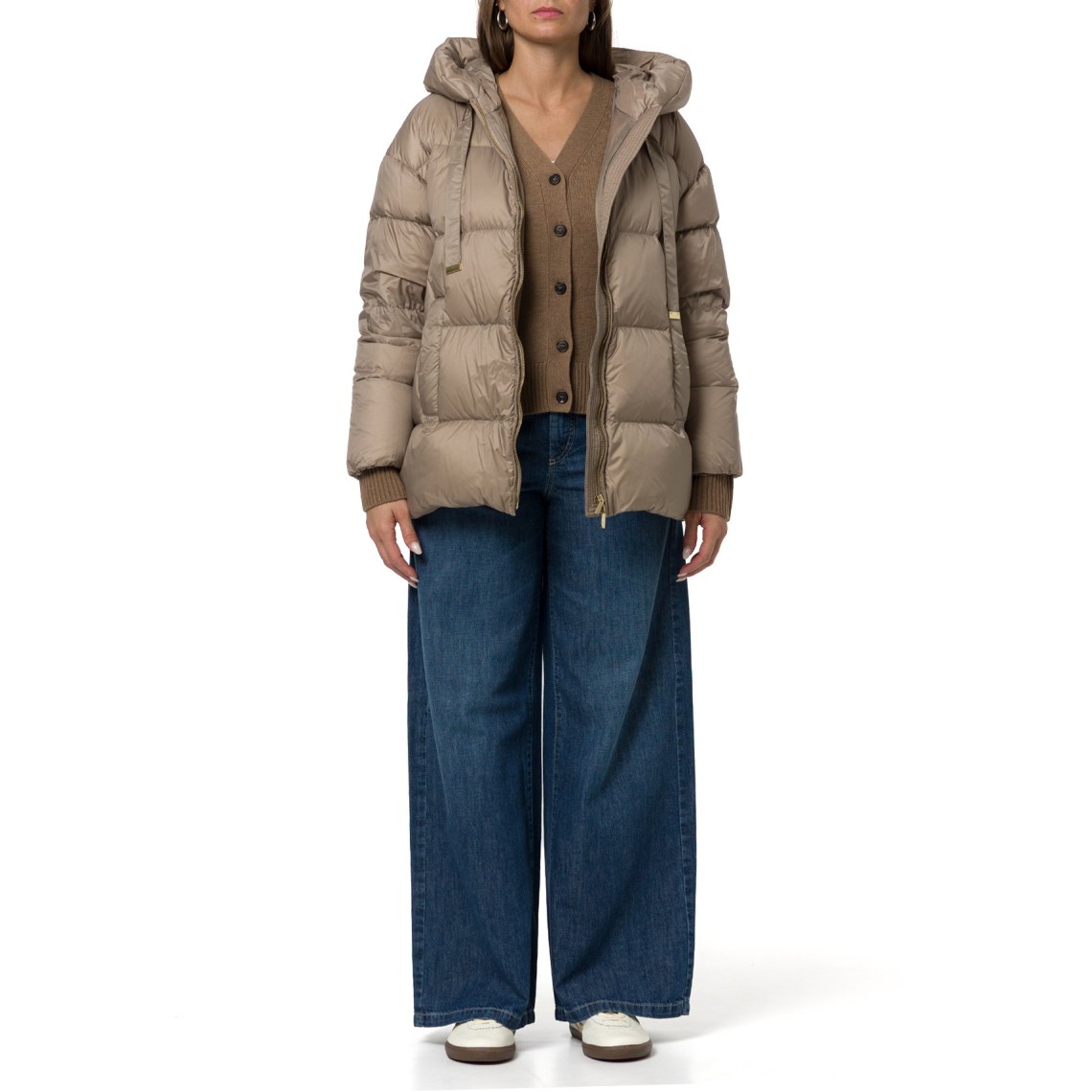 Imbottito corto ampio in tela antigoccia Mtcnerine Max Mara The Cube