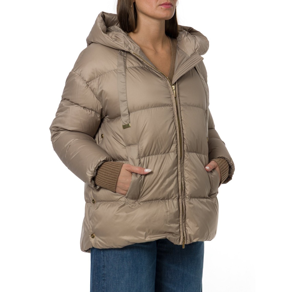 Imbottito corto ampio in tela antigoccia Mtcnerine Max Mara The Cube