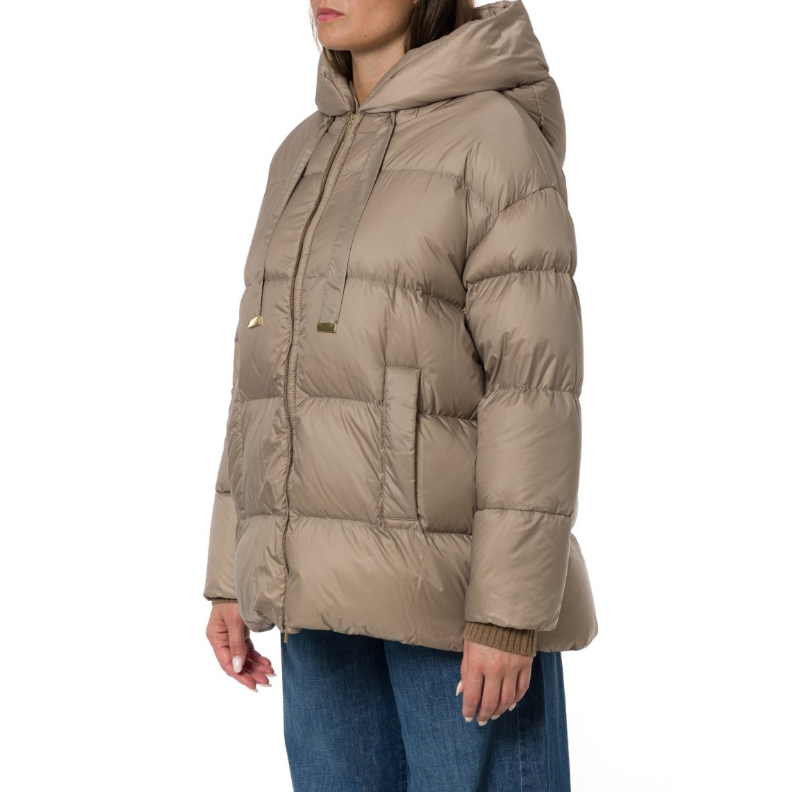 Imbottito corto ampio in tela antigoccia Mtcnerine Max Mara The Cube