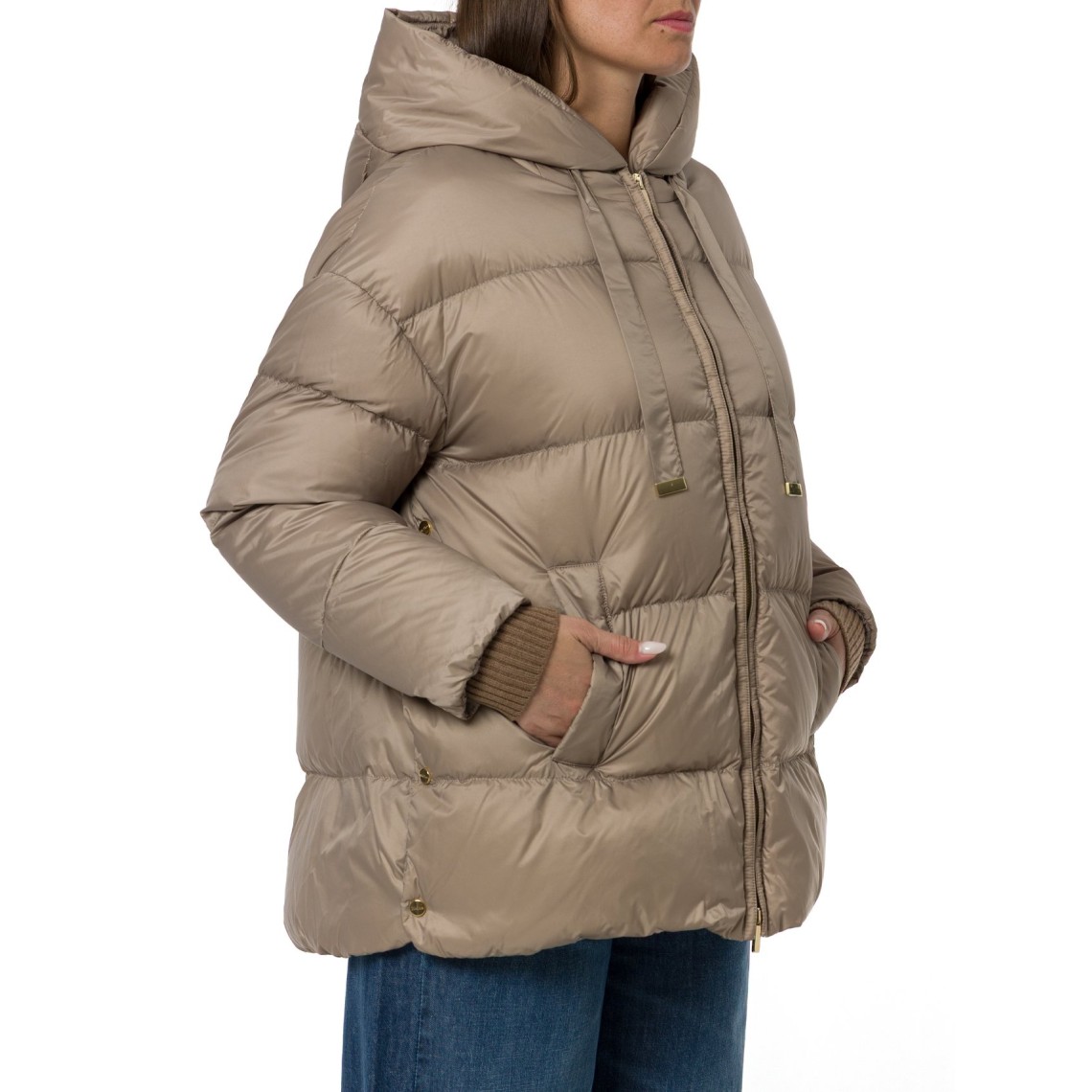 Imbottito corto ampio in tela antigoccia Mtcnerine Max Mara The Cube