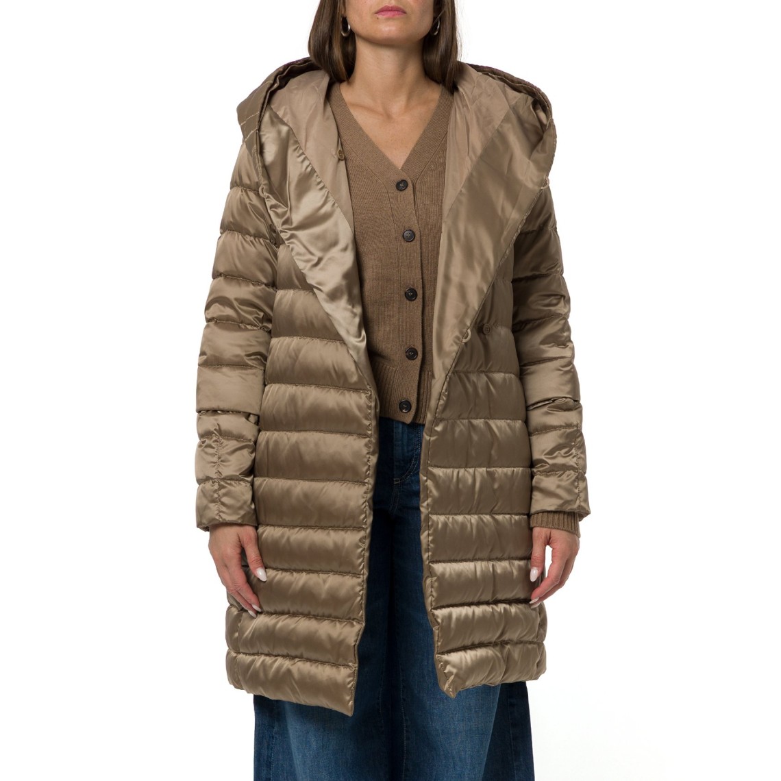 Piumino reversibile in raso antigoccia Novef Max Mara The Cube