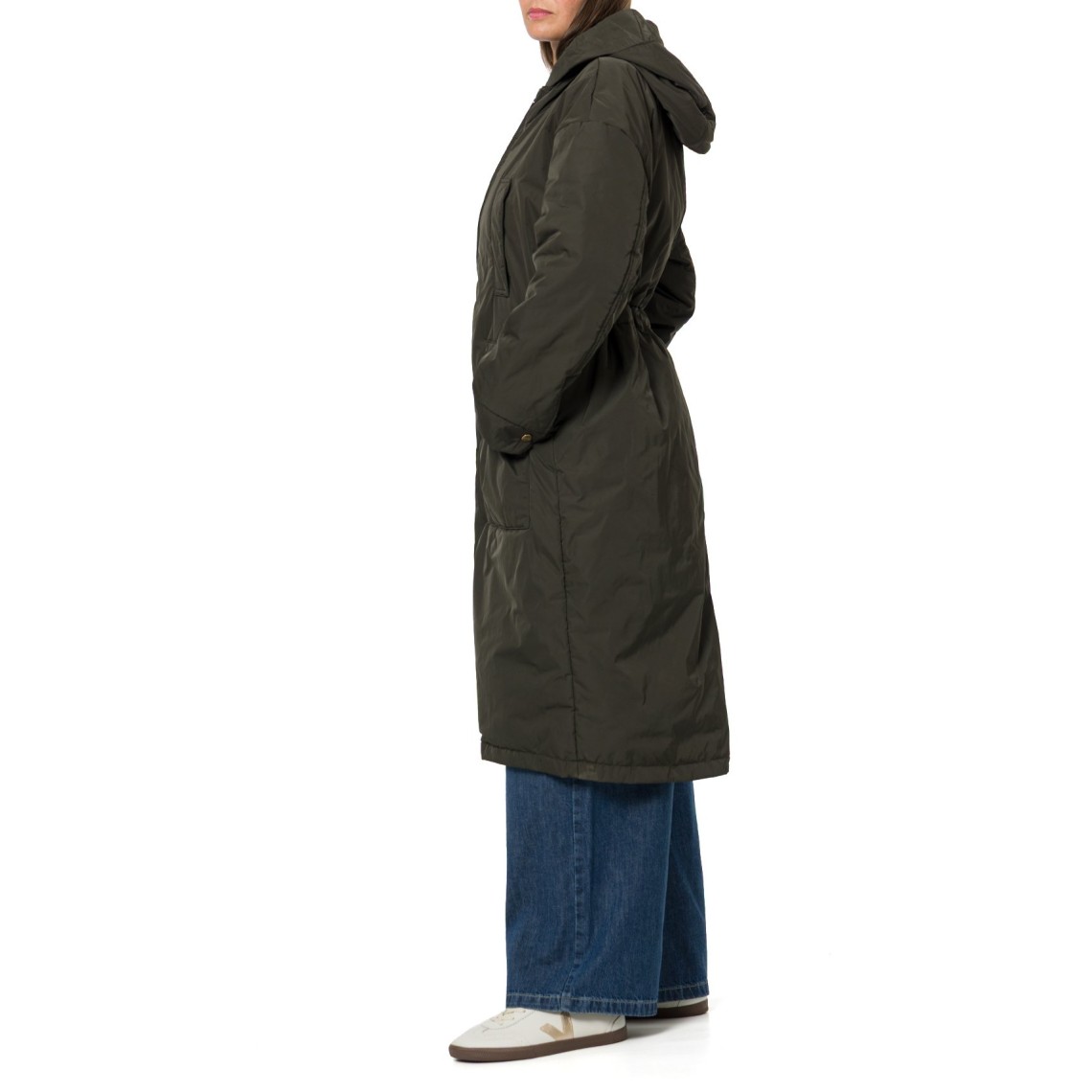 Parka imbottito reversibile lungo in radzmir e tela antigoccia Mtcbosco Max Mara The Cube