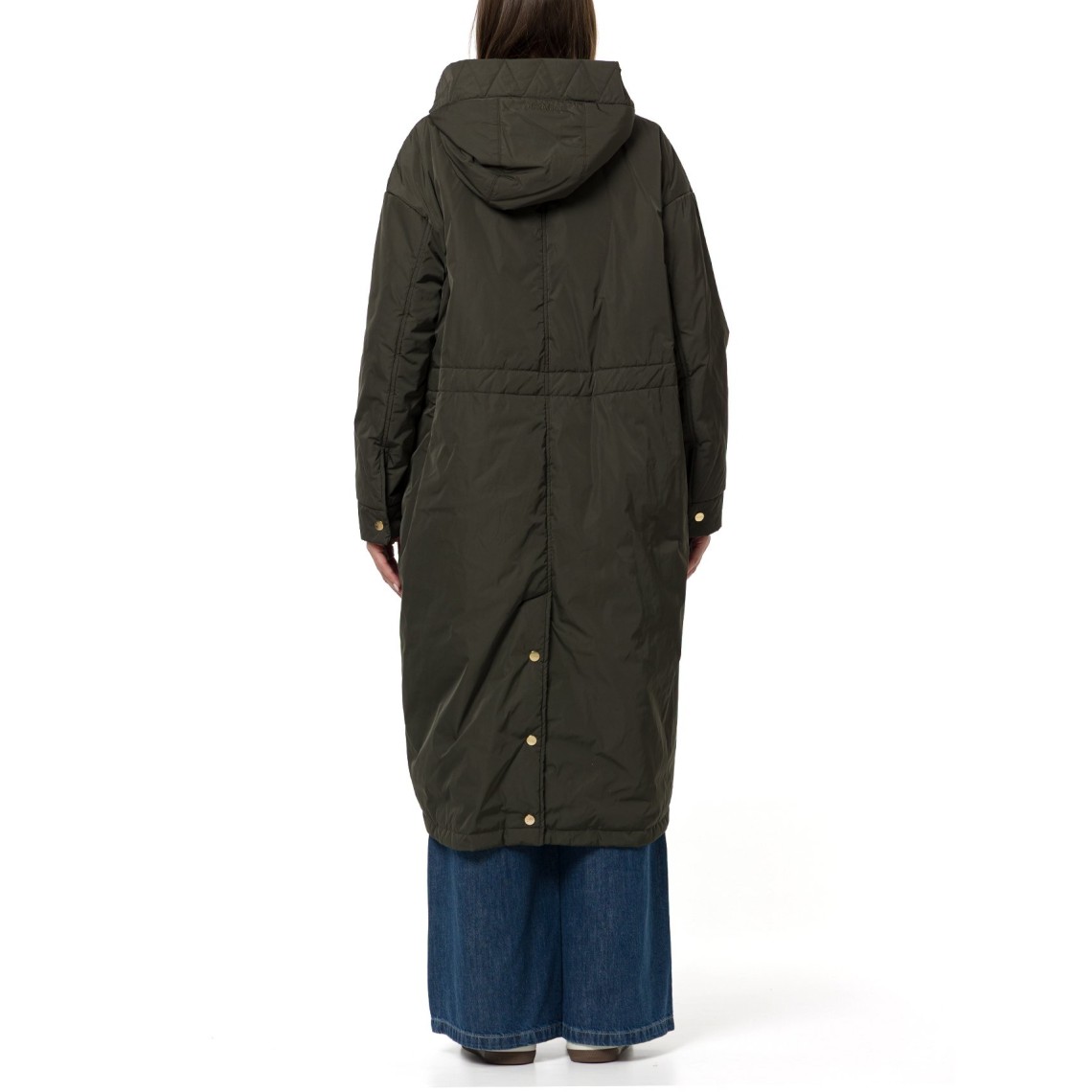 Parka imbottito reversibile lungo in radzmir e tela antigoccia Mtcbosco Max Mara The Cube