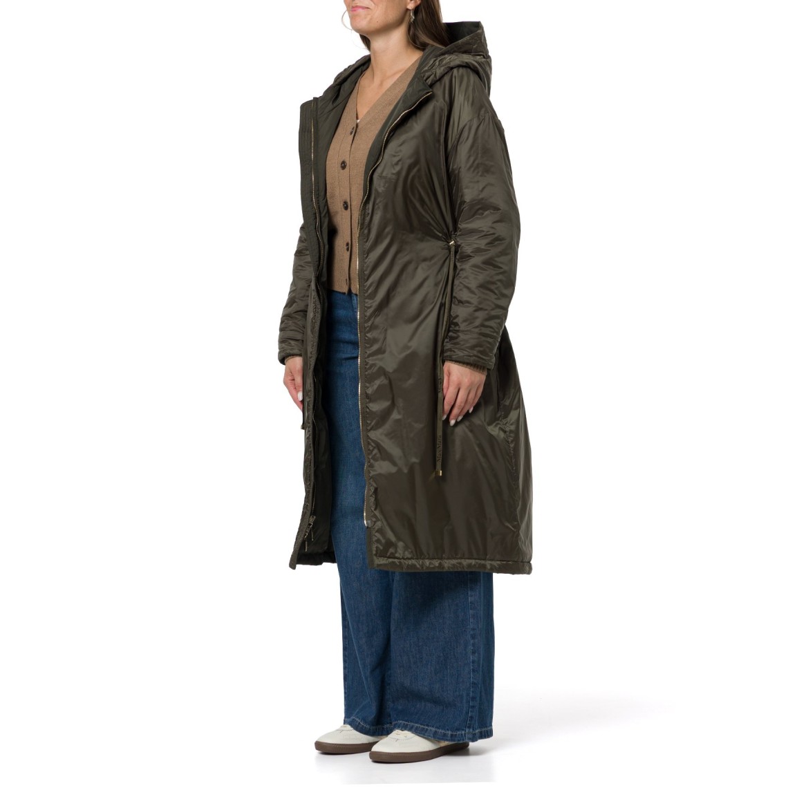 Parka imbottito reversibile lungo in radzmir e tela antigoccia Mtcbosco Max Mara The Cube