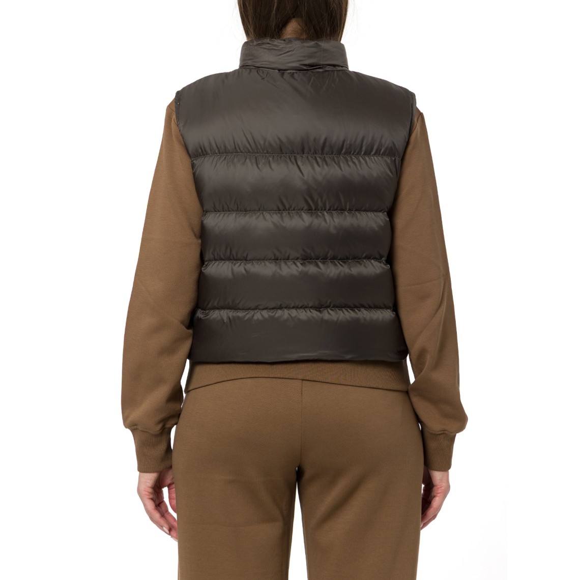 Gilet imbottito crop in tela antigoccia Mtcfavilla Max Mara The Cube
