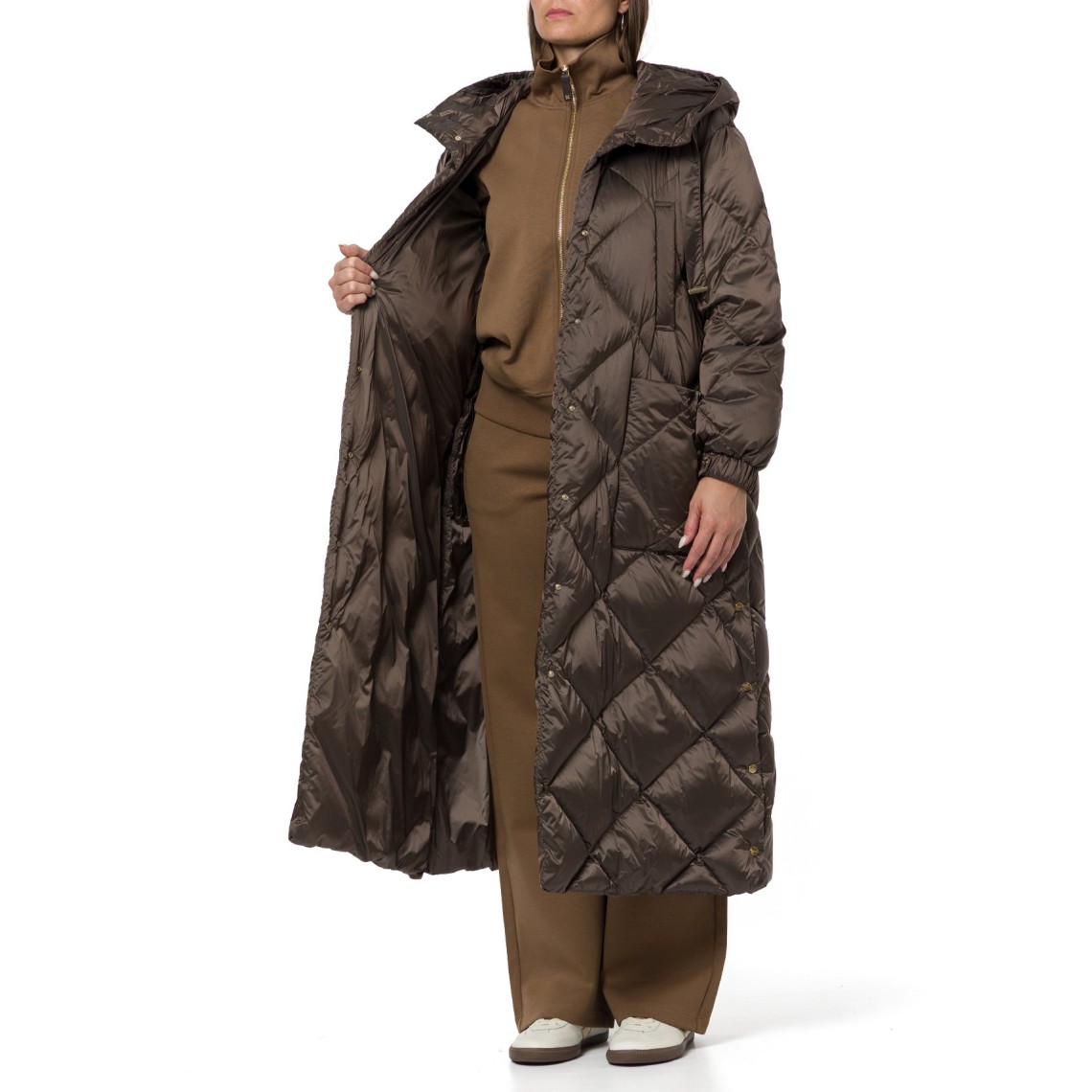 Imbottito lungo in tela trapuntata antigoccia Mtcabete Max Mara The Cube