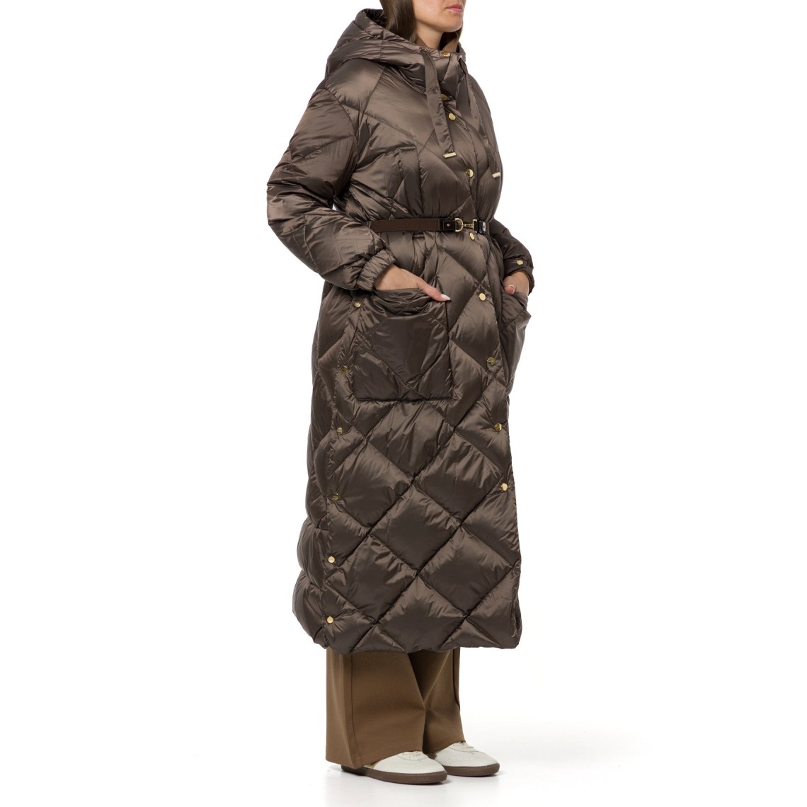 Imbottito lungo in tela trapuntata antigoccia Mtcabete Max Mara The Cube