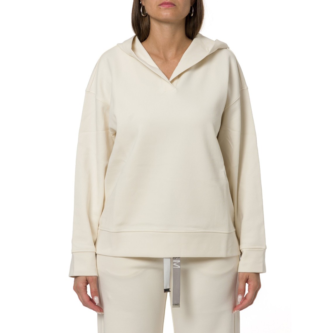 Felpa con cappuccio in jersey tecnico Smmbuona 'S Max Mara