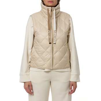 Gilet imbottito in tela antigoccia a rombi Tregic Max...
