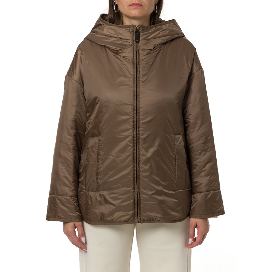 Giacca imbottita over in tela antigoccia Mtccleo Max Mara The Cube