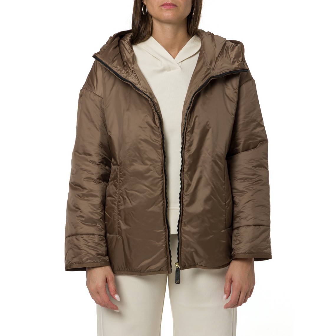 Giacca imbottita over in tela antigoccia Mtccleo Max Mara The Cube