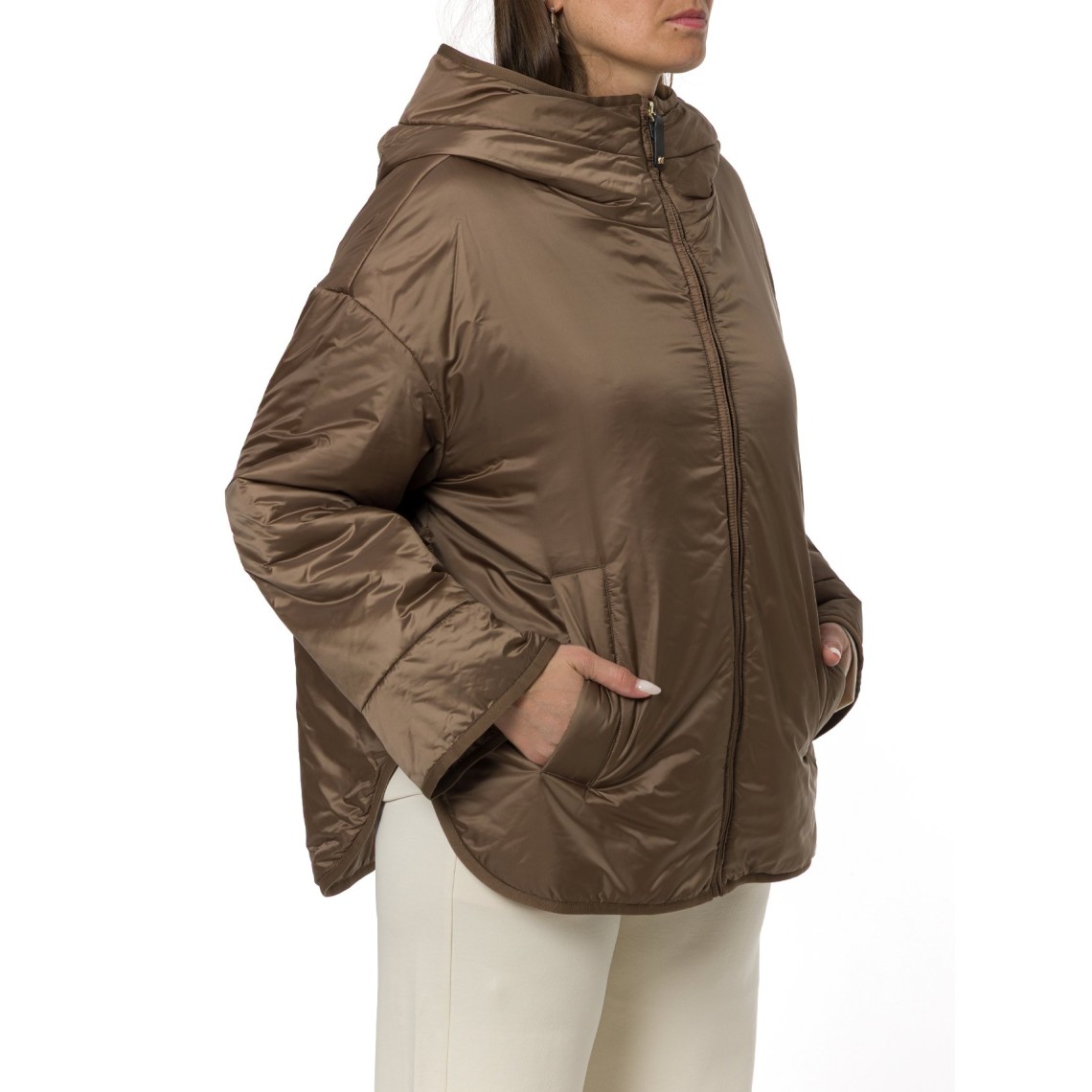 Giacca imbottita over in tela antigoccia Mtccleo Max Mara The Cube