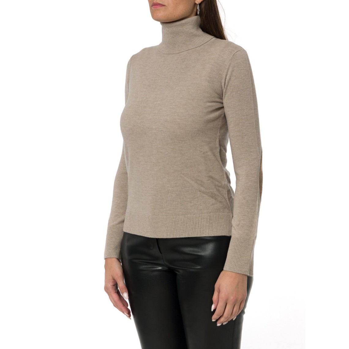 Dolcevita in lana con toppe logate Smmallegra 'S Max Mara