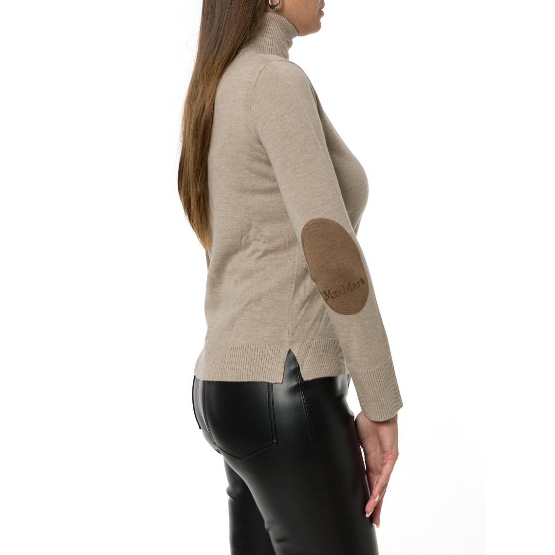 Dolcevita in lana con toppe logate Smmallegra 'S Max Mara