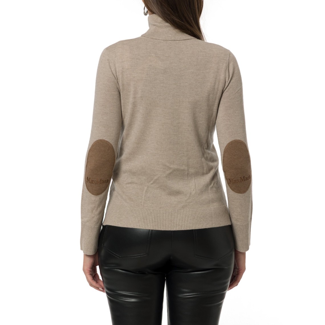 Dolcevita in lana con toppe logate Smmallegra 'S Max Mara