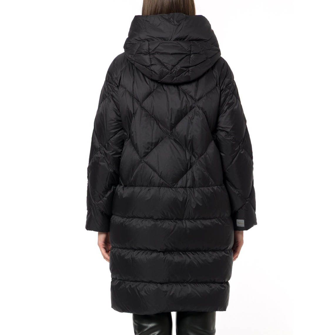 Imbottito midi con cappuccio in tela antigoccia Mtctrefe Max Mara The Cube