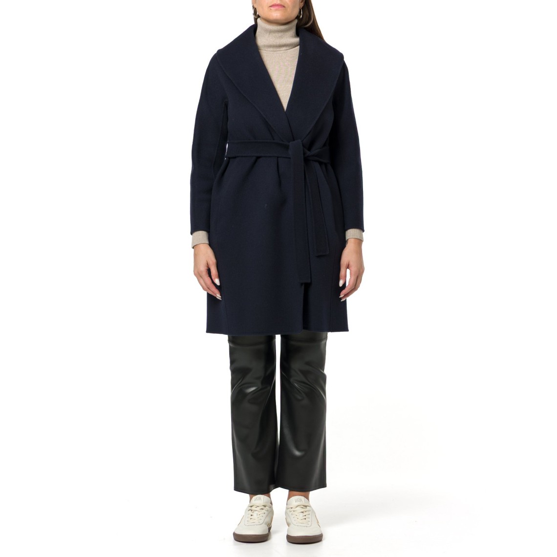 Cappotto a vestaglia in lana double Messi 'S Max Mara