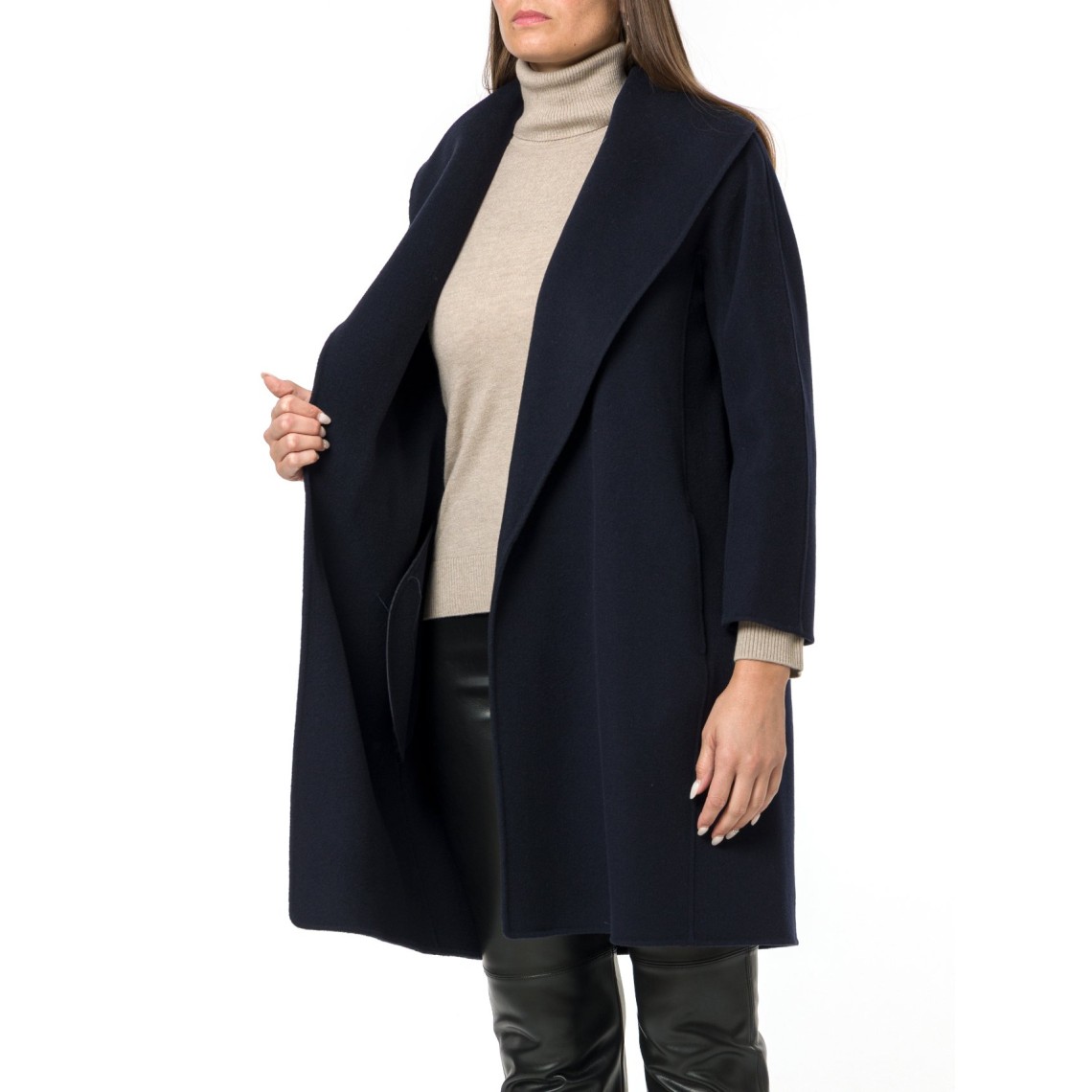 Cappotto a vestaglia in lana double Messi 'S Max Mara