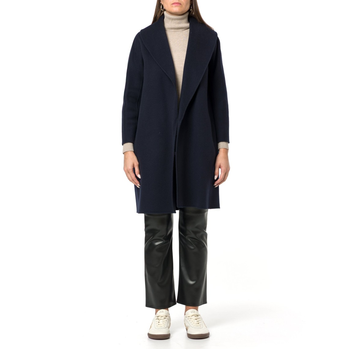 Cappotto a vestaglia in lana double Messi 'S Max Mara