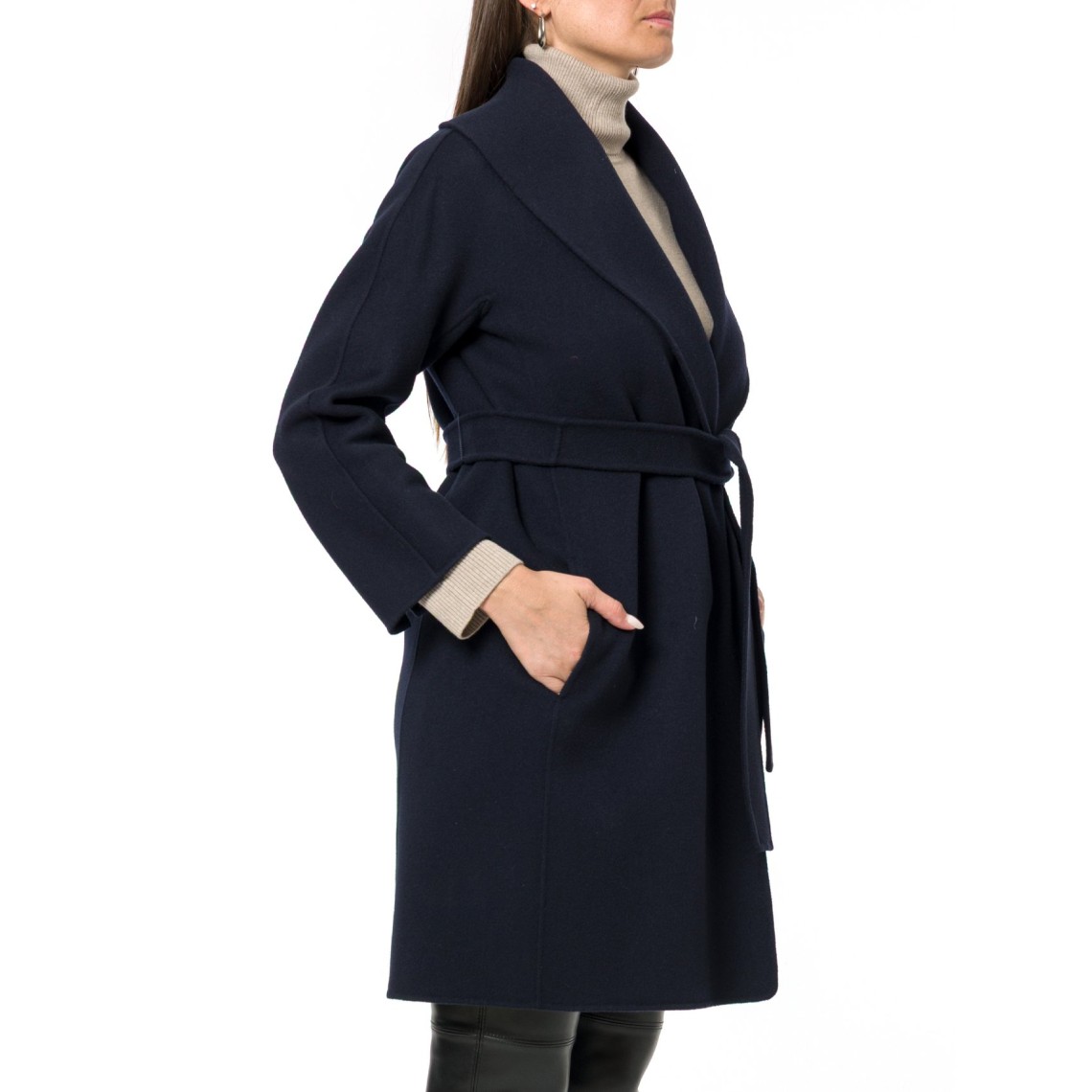 Cappotto a vestaglia in lana double Messi 'S Max Mara