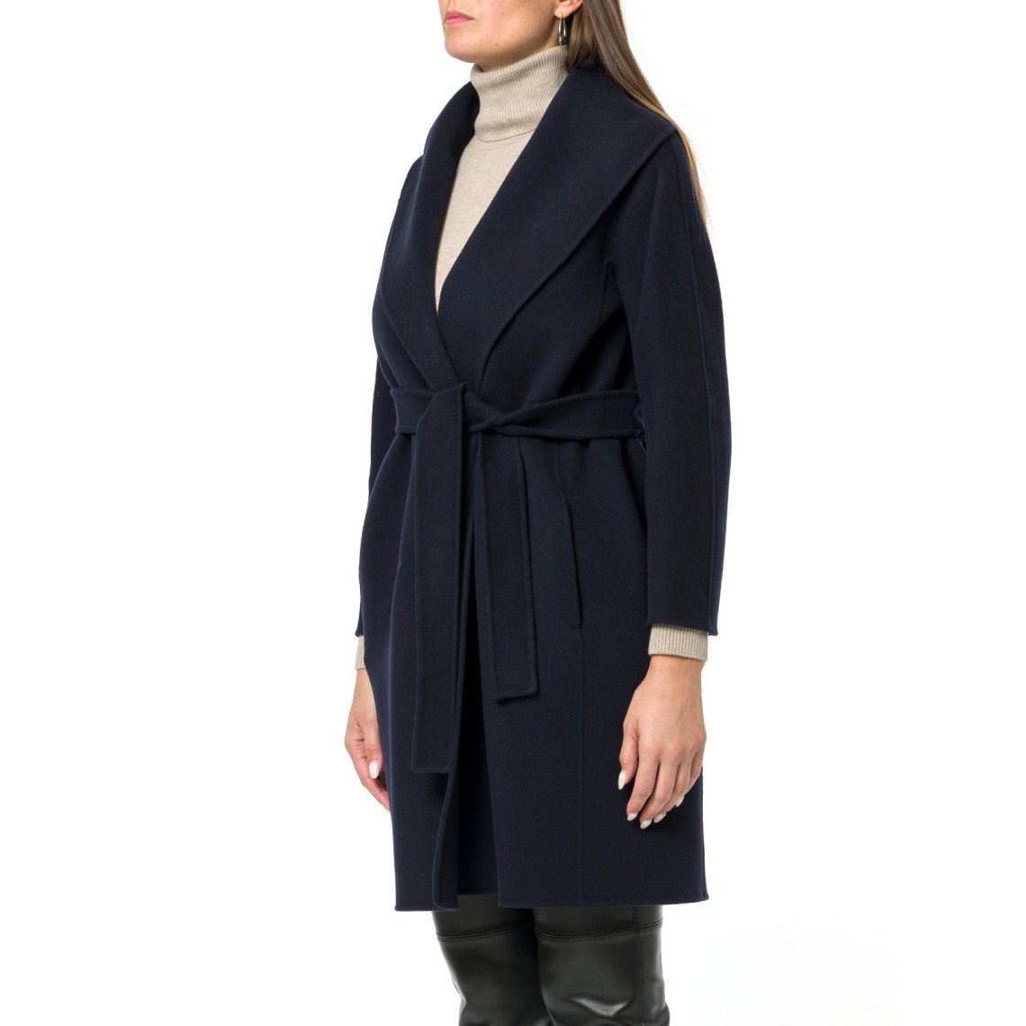 Cappotto a vestaglia in lana double Messi 'S Max Mara