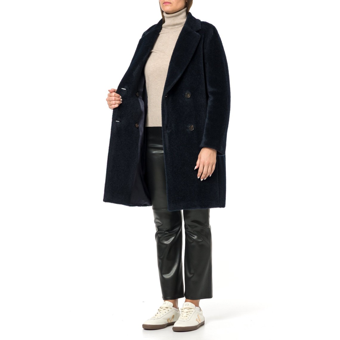 Cappotto midi in alpaca e lana Smmroseto 'S Max Mara