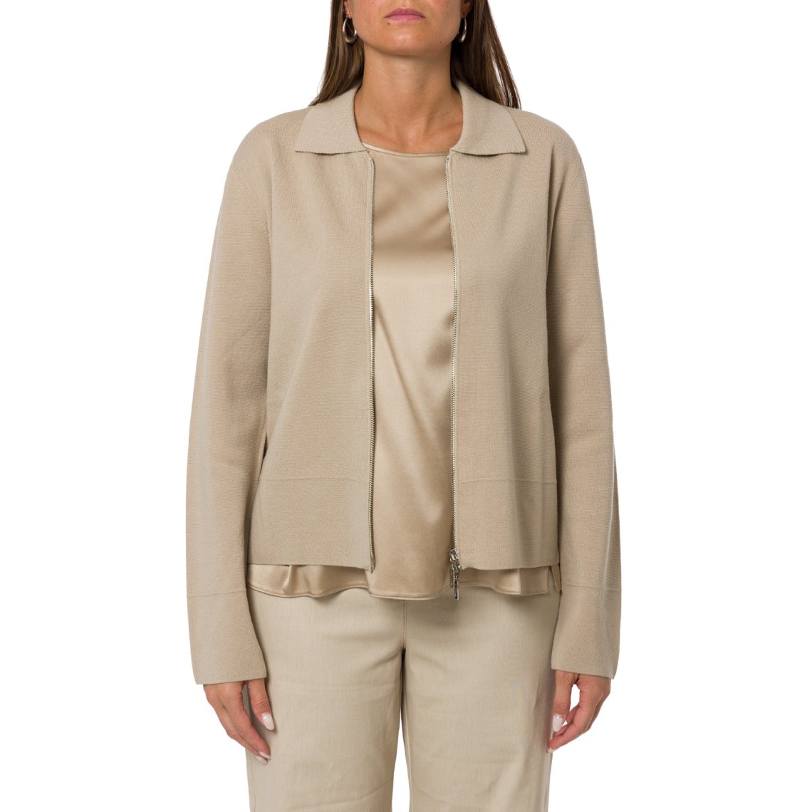 Cardigan con zip Mmlsnack MM Max Mara