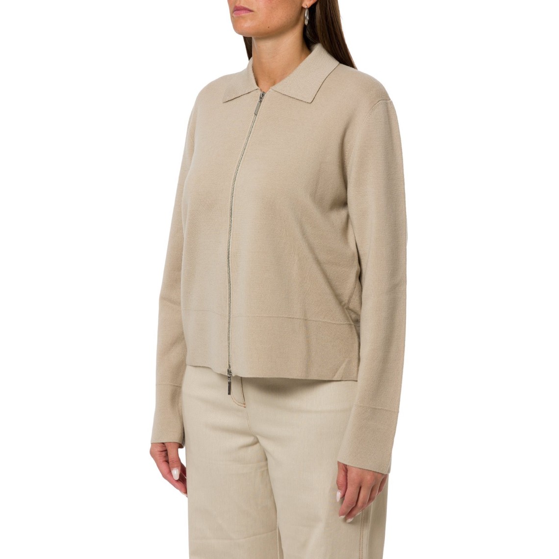 Cardigan con zip Mmlsnack MM Max Mara