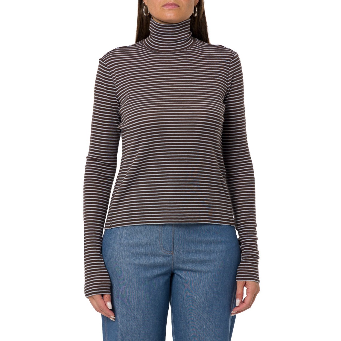 Blusa in maglia a collo alto Mmlgattoni MM Max Mara