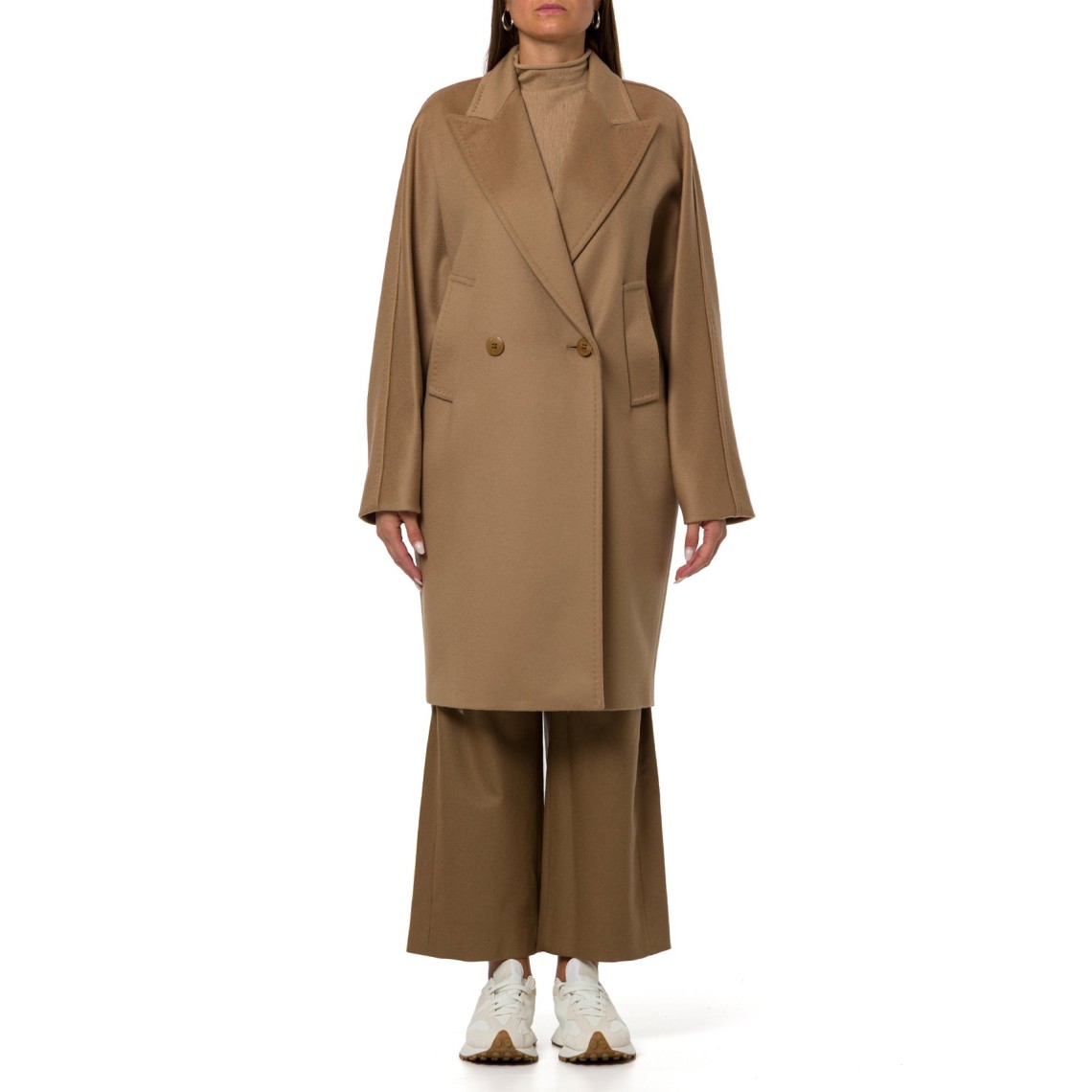 Cappotto doppiopetto in drap di lana Mstmastro Max Mara Studio