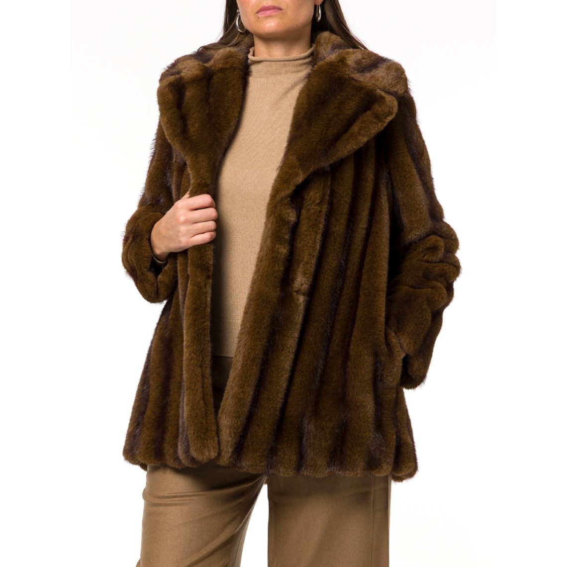 Cappotto dalla texture soffice Mstneo Max Mara Studio