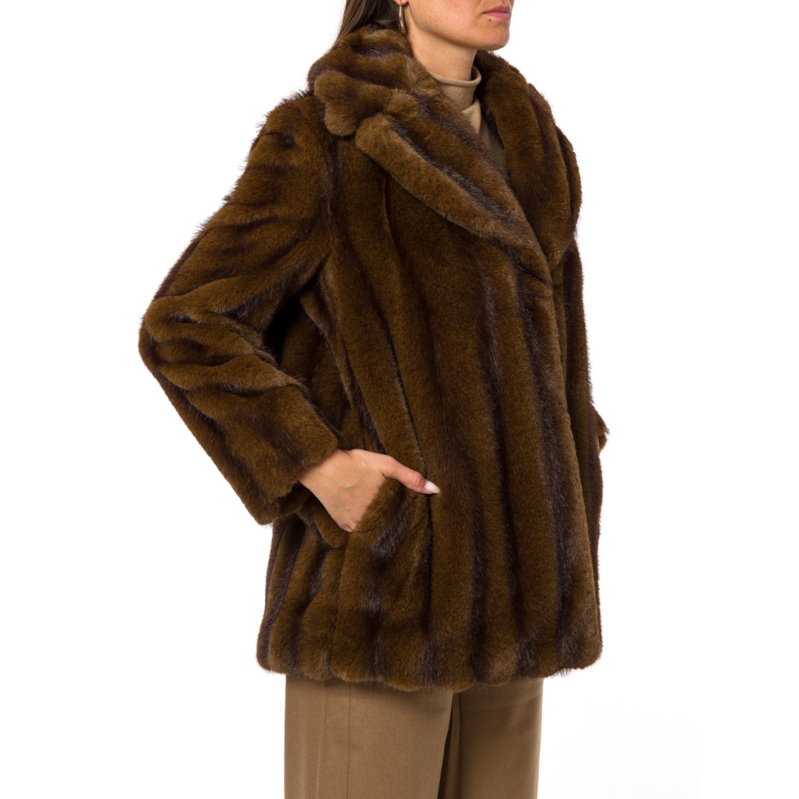 Cappotto dalla texture soffice Mstneo Max Mara Studio