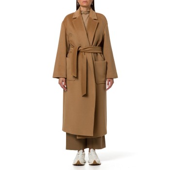 Cappotto lungo in beaver di lana Mstgiambo Max Mara Studio