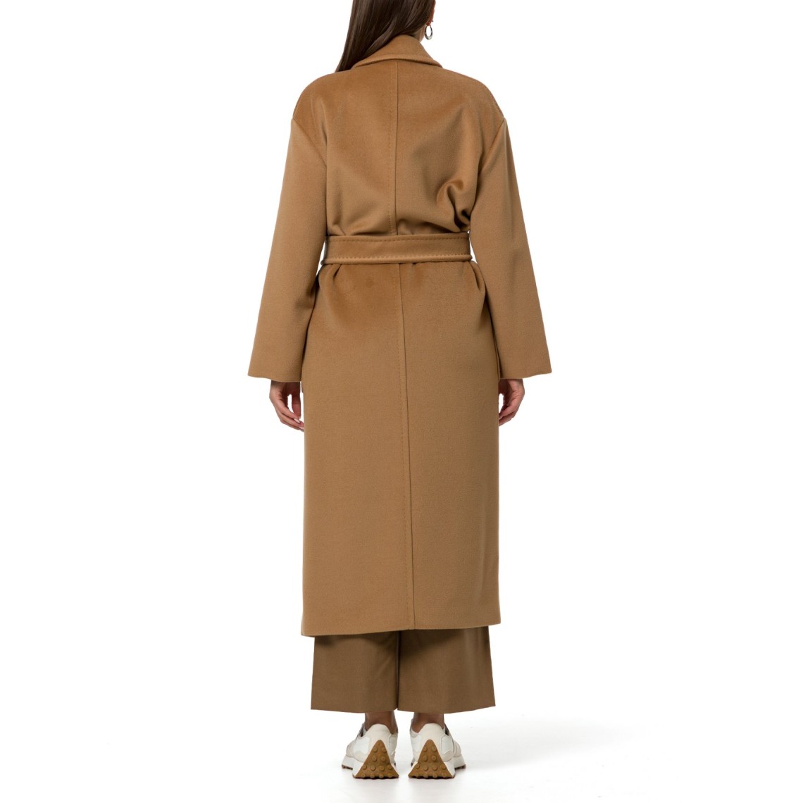 Cappotto lungo in beaver di lana Mstgiambo Max Mara Studio