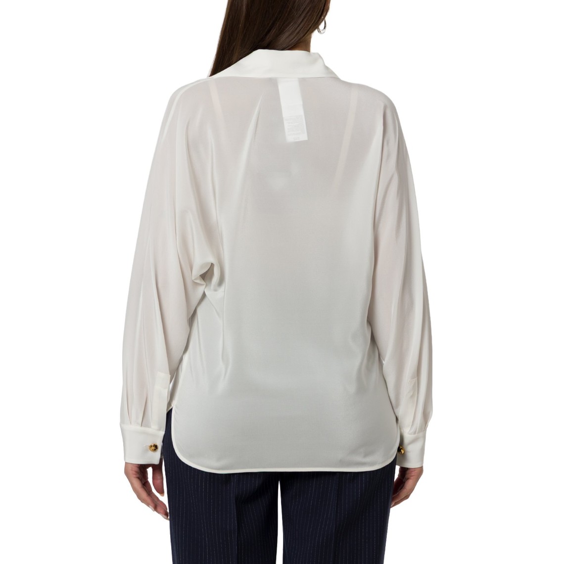 Camicia polo in crêpe de Chine Mstaia Max Mara Studio