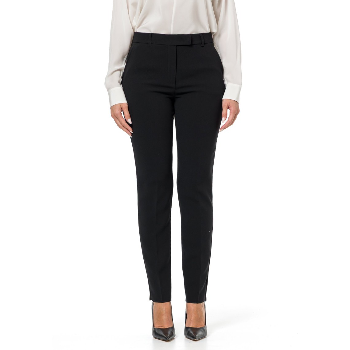 Pantalone dritto in cady Jerta Max Mara Studio