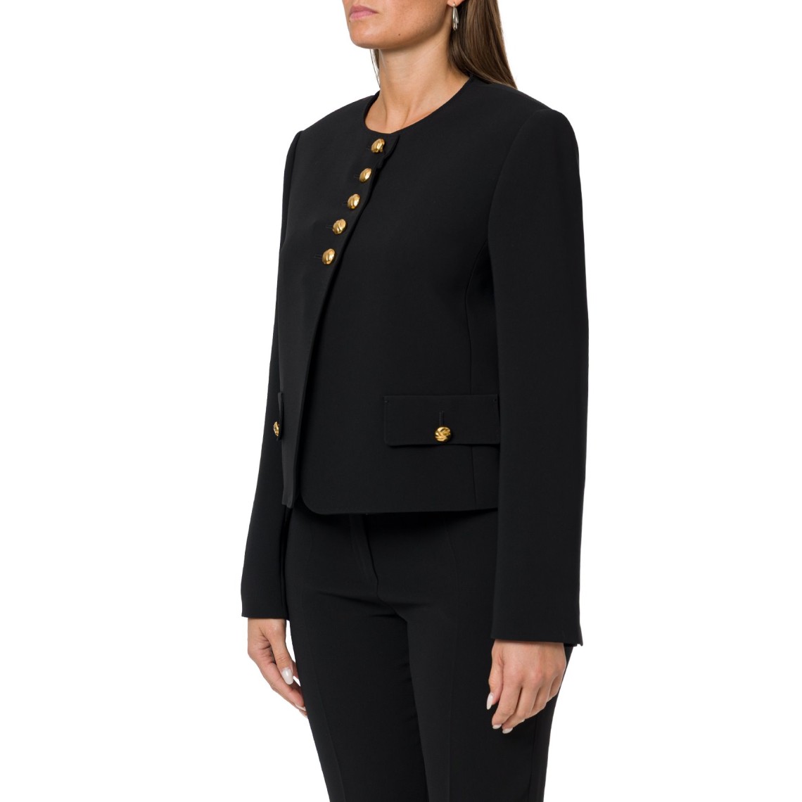Giacca girocollo in cady tecnico Mstpaniere Max Mara Studio