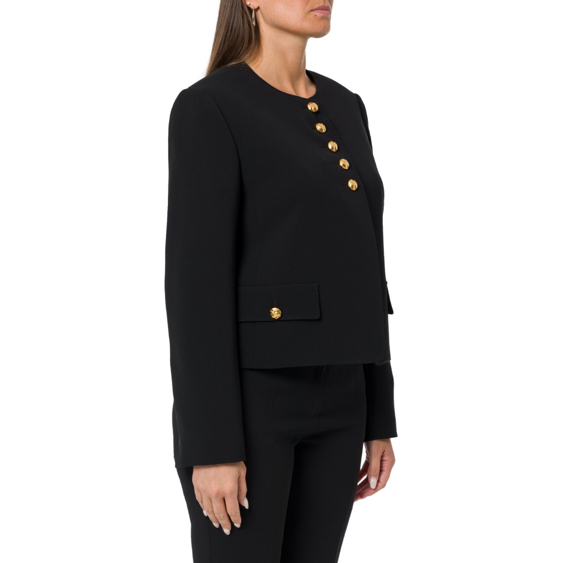 Giacca girocollo in cady tecnico Mstpaniere Max Mara Studio
